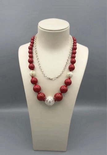 Statement kette rote - statement-kette,