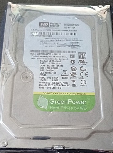 Western digital wd2500avvs - western,