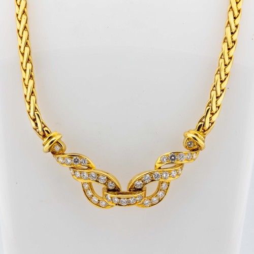 Halskette collier 750 18k - halskette, 750/18k