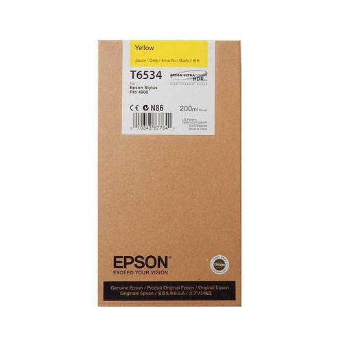 Epson patrone t6534 yellow - epson,
