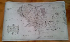 riesige Mittelerde-Karte /