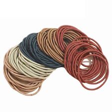 100x Haargummi Haarband Bunt Zopfgummi Haargummis Stück schwarz elastisch Damen