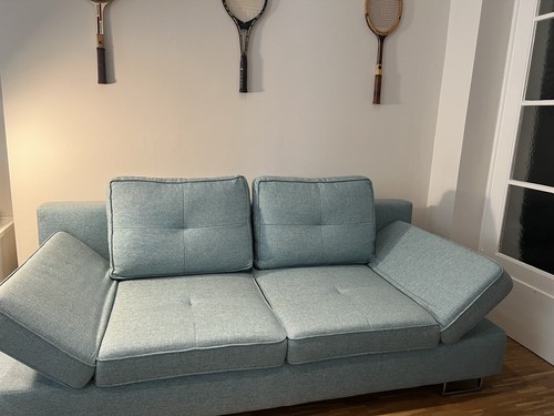 Schlafsofa blau mit - schlafsofa,