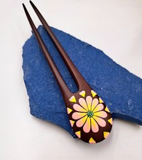 Doppel Haarspieß aus Holz