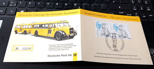 Brd bund 1997 klappkarte - brd,