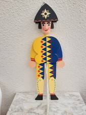 Seiffener Hampelmann "Hofnarr" Erzgebirge Volkskunst Spielwarenmacher Günther