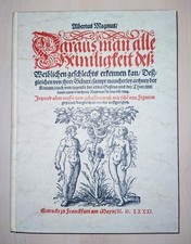 Albertus Magnus Reprint von 1581 - Daraus man alle Heimligkeit deß Weiblichen ge