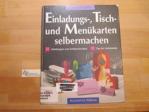 Einladungs tisch und - einladungs-,,