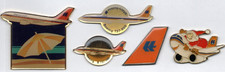 🛫Pin-Lot 5 Airline Pins Hapag-Lloyd X-mas Seitenleitwerk Airbus 737-500-800 🌐