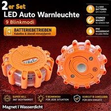 2×Warnleuchte LED