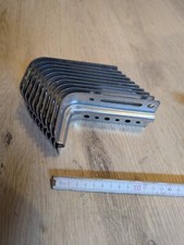 10 STK Schwerlast Winkelverbinder Winkel mit Rippe Steg Bauwinkel 12x6cm