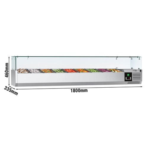 Ggm gastro kühlaufsatzvitrine - ggm,