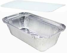 500 Aluschalen Nudelschale R14L / 901 Alu Assiette Lasagne Schale mit Deckel