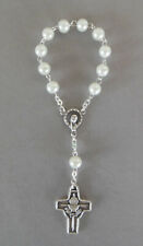 Rosenkranz weiße Perlen