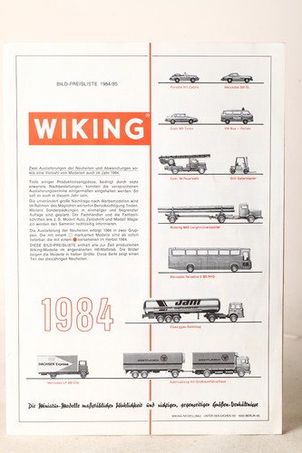 Wiking bild preisliste 1984 - ,