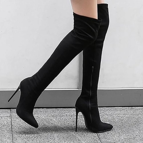 Gr37 damen stretch overknee - damen,