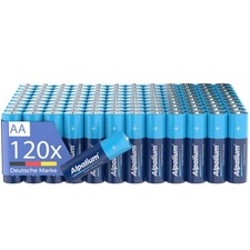 AA Batterien R6 Mignon 120er Pack Super Heavy Duty Vorratspack Alpalium Batterie