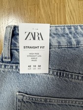 Zara Jeans 42 Straight Fit