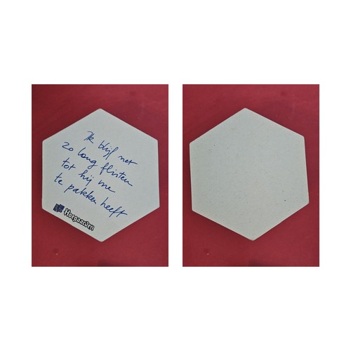 Hoegaarden blaue schrift - hoegaarden,