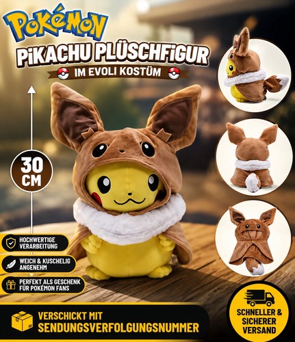 Pikachu evoli kostüm - pikachu,