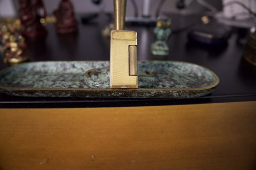 Dunhill feuerzeug vergoldet - dunhill,