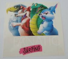 Werbe-Aufkleber Fanatic Surfing Surfen Hase Schlange Fuchs Adler 80er Surfbus