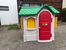 Chicco Villa Garten Spielhaus, weiß, rot grün. H 143cm B 152cm L132 cm,wie neu