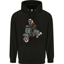 Scooter Skull Biker Motorrad MOD Kinder Kids Hoodie