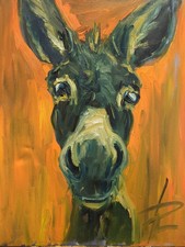 Ölgemälde Ölbild Bilder Modern Art Kunst Unikat Wandbild Tier 60x50