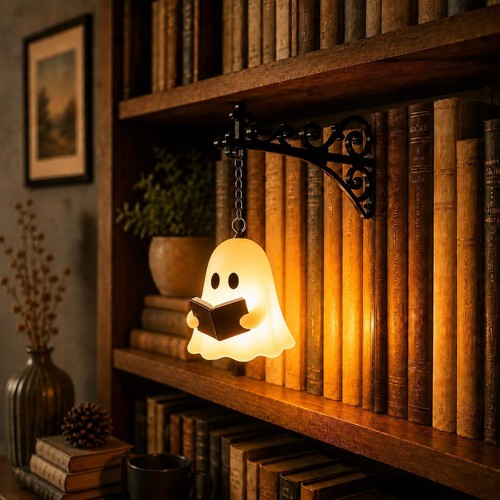 Halloween deko bücherregal - deko,