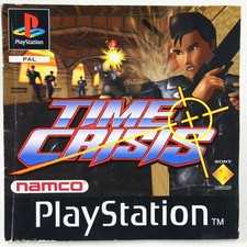 PS1 Playstation 1 Time Crisis Handbuch Anleitung Gut