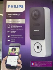 Philips Welcome-Eye Link Video Doorbell Gegensprechanlage Kamera 531034 WiFi-20M