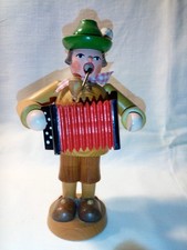 Erzgebirge Räuchermännchen Ziehharmonika