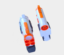 2mal Nerf Modulus MEGA Barrel Blaster Zubehör, Pump-Action, für MEGA Darts