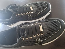 Baldinini Sneaker 39 schwarz Glitzer neuw. Zustand