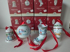 Hutschenreuther Porzellan 2025 Glocke Kugel Zapfen Stiefel  - Einzelverkauf