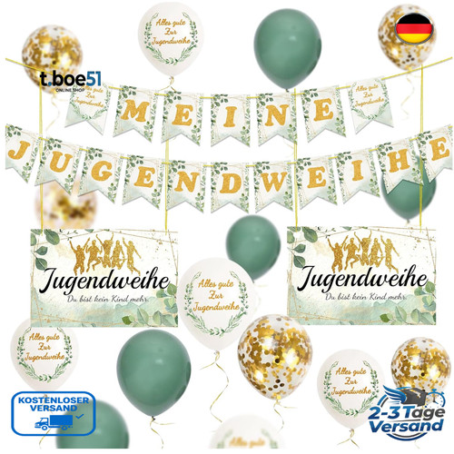 Jugendweihe deko junge - jugendweihe,