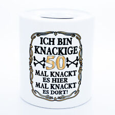 Knackige 50 Jahre Geldgeschenk Spardose Geschenk Geburtstag Mann Frau Deko Idee