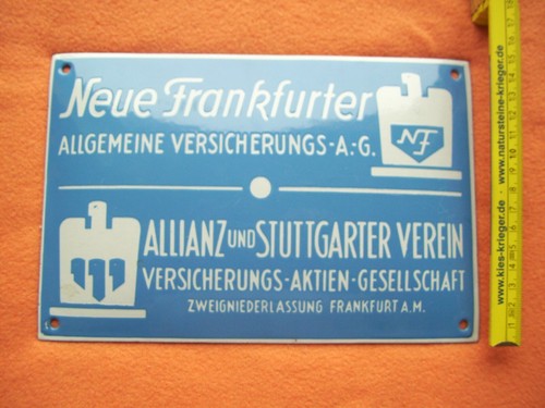 Altes gewölbtes emailschild - gewölbtes,