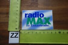 :Alter Aufkleber Fernsehen Sender TV Sendung Radio MAX Rewe ?