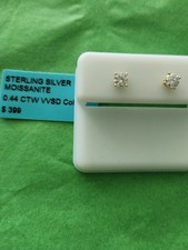 sterling silver moissanite