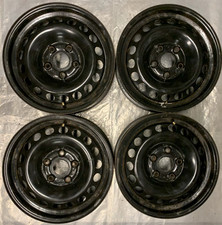 4 Orig VW Stahlfelgen 6Jx15