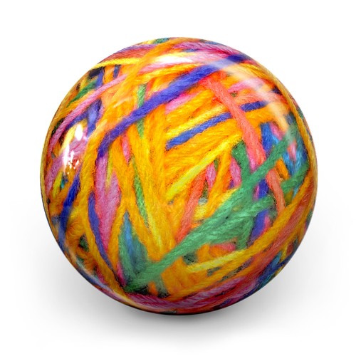 Bowling ball otb yarn - yarn,