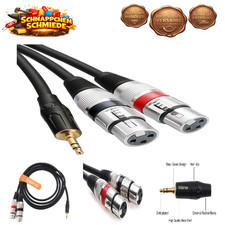XLR auf 3,5 mm Y-Splitter