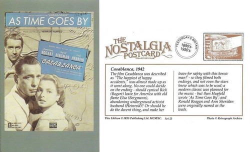 Postkarte casablanca humphrey - postkarte,
