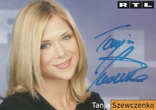original signiertes Autogramm von Tanja Szewczenko
