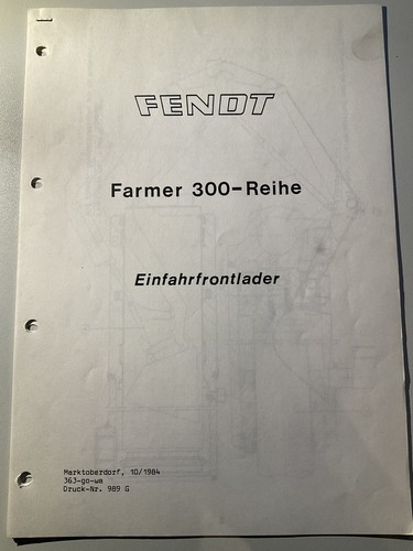 Informationen fendt einfahr - informationen,,