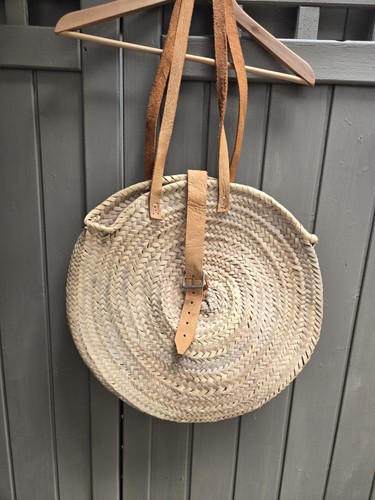 Korb strand tasche rund stroh - korb,