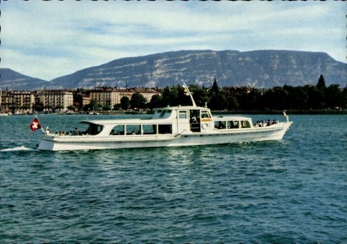 Motorboot auf dem - ak,