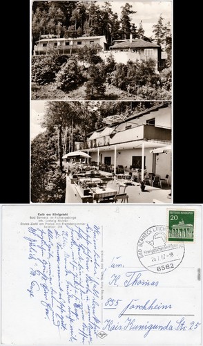 Foto ansichtskarte bad berneck - ansichtskarte,